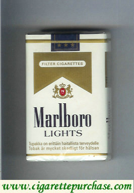 Marlboro Lights cigarettes soft box